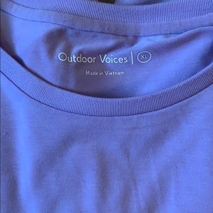 women’s sweatee t-shirt (outdoor voices)